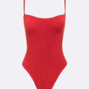 Elysiian Swim Balboa Thin Strap One Piece - Ruby
